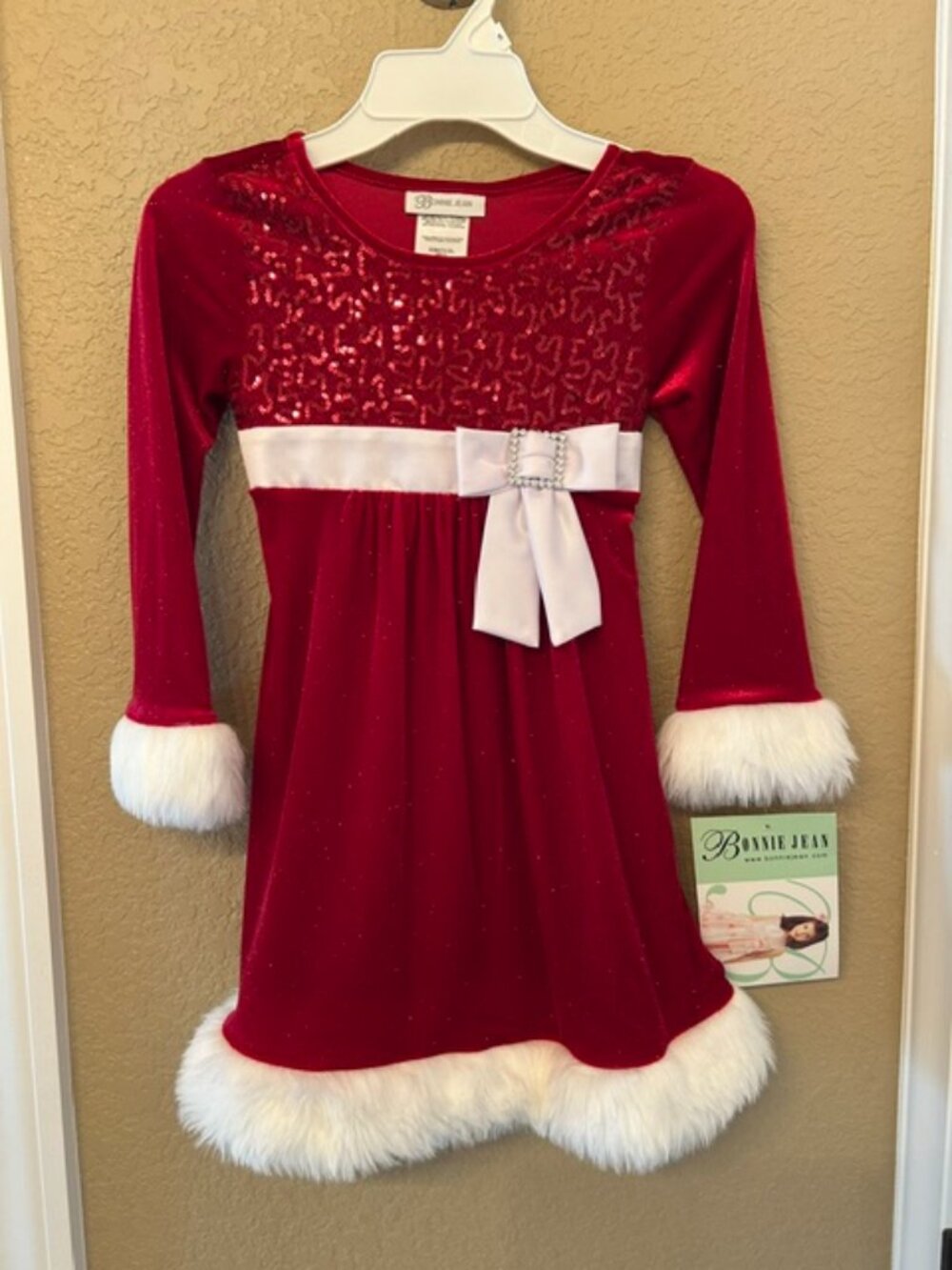 Girl’s Bonnie Jean Christmas Dress